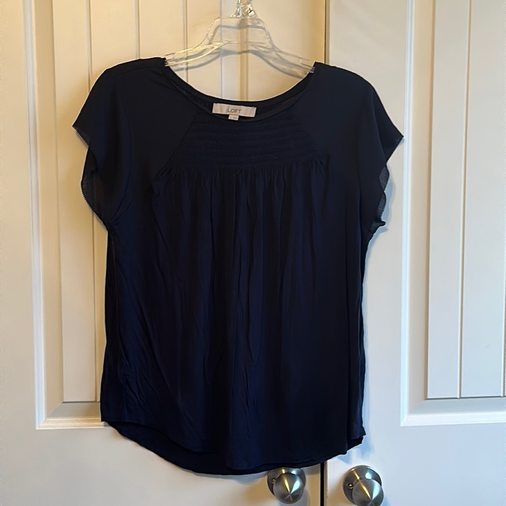 LOFT Women’s Navy Blouse
